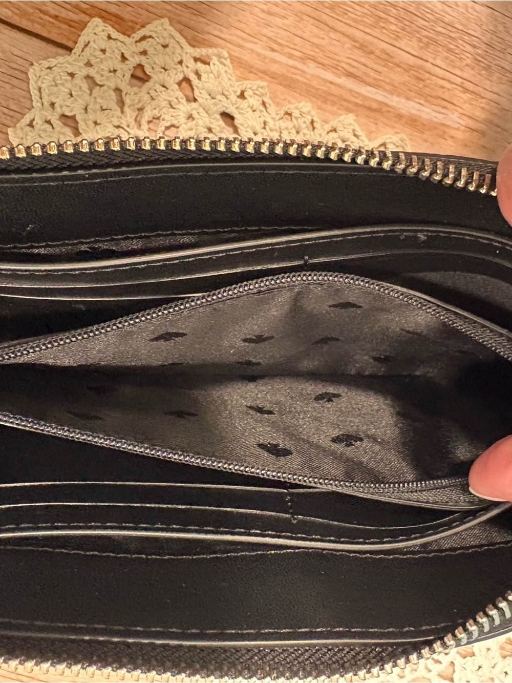 ♠️ kate spade Leila Black Pebbled Leather Crossbody♠️ *without strap - Picture 11 of 11